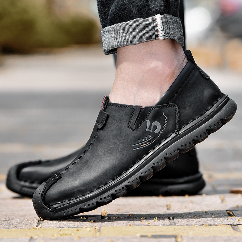🔥LAST DAY 70% OFF🔥Men’s Vintage Hand Sewn Leather Slip On Loafers