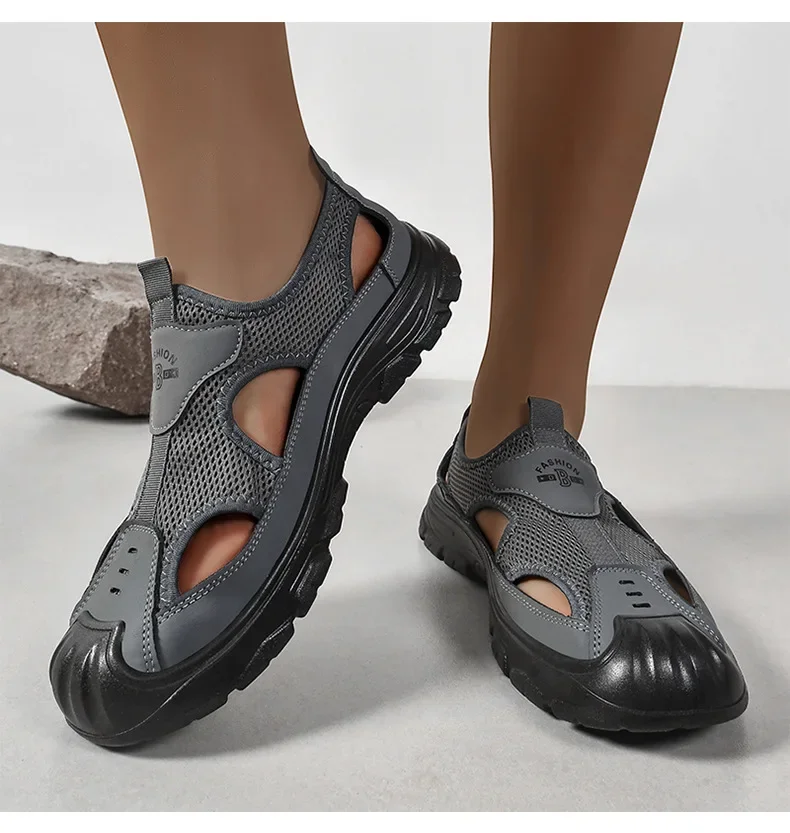 🔥Now 70% Off! LAST DAY!🛒Sandals Breathable Men Shoes Mesh Outdoor Men Hollow designer shoes Beach