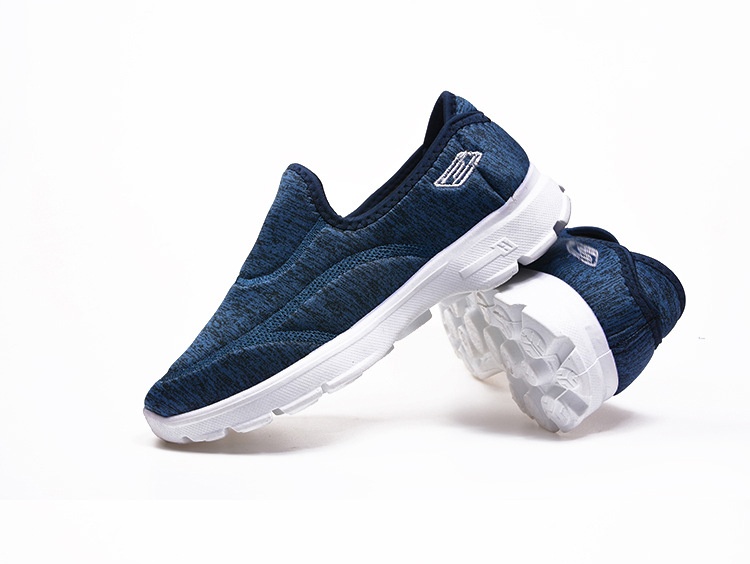 Women's No-Tie Walking Shoes - Breathable Mesh, Cushioned for Seniors & Daily