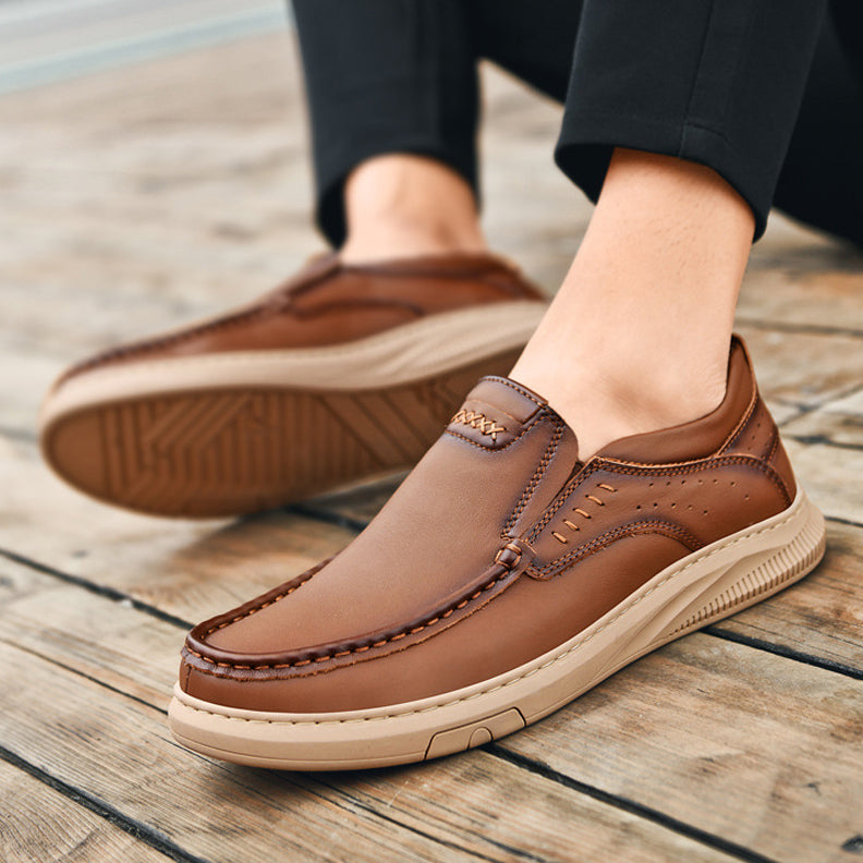 🏎️ Genuine Leather Casual Shoes-Specially manufactured for driving