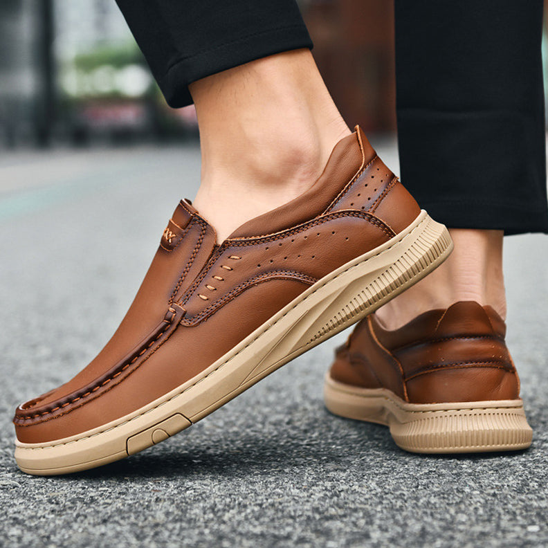 🏎️ Genuine Leather Casual Shoes-Specially manufactured for driving