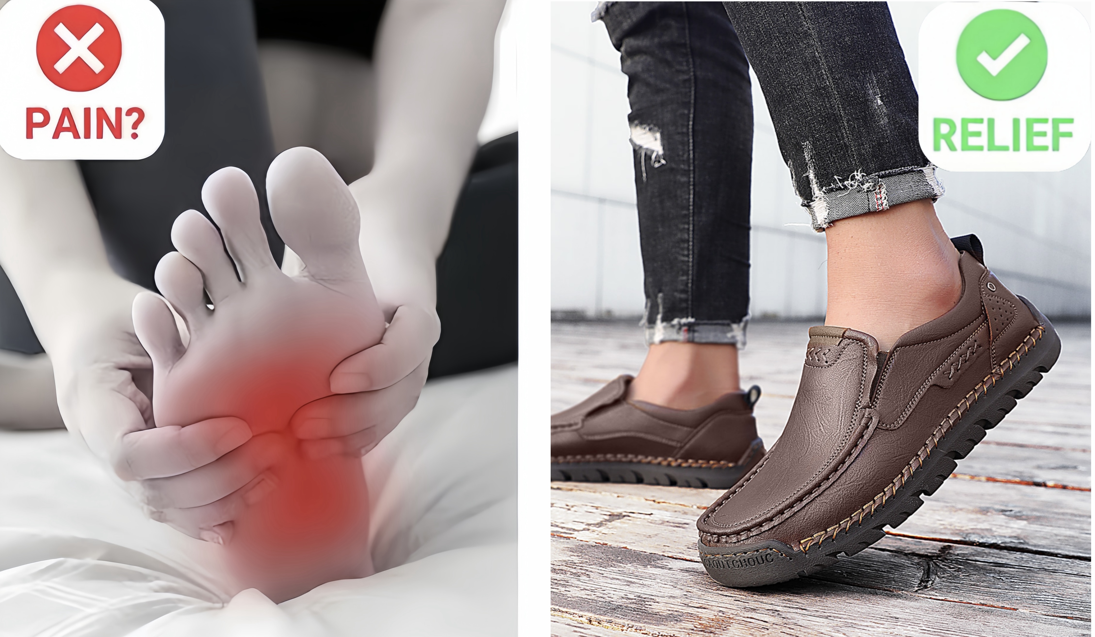 ⏰Last Day! 60% OFF 🔥ENJERR®Men's Handcrafted Cowhide Orthopedic Loafers