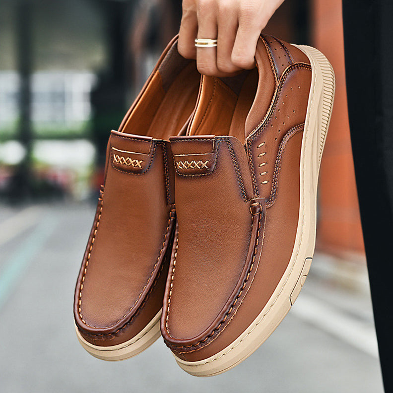 🏎️ Genuine Leather Casual Shoes-Specially manufactured for driving