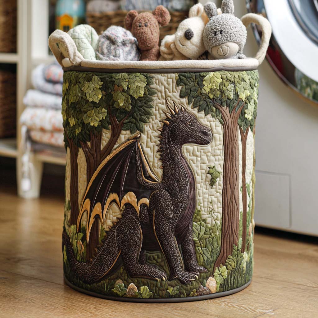 Blazing Spirit Quilted Laundry Basket NCU0NNT1096