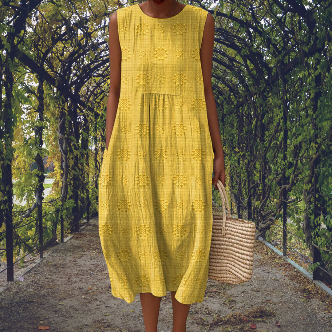 🎄Now 70% Off! LAST DAY!Elegant sleeveless dress with pockets