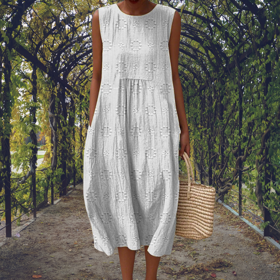 🎄Now 70% Off! LAST DAY!Elegant sleeveless dress with pockets