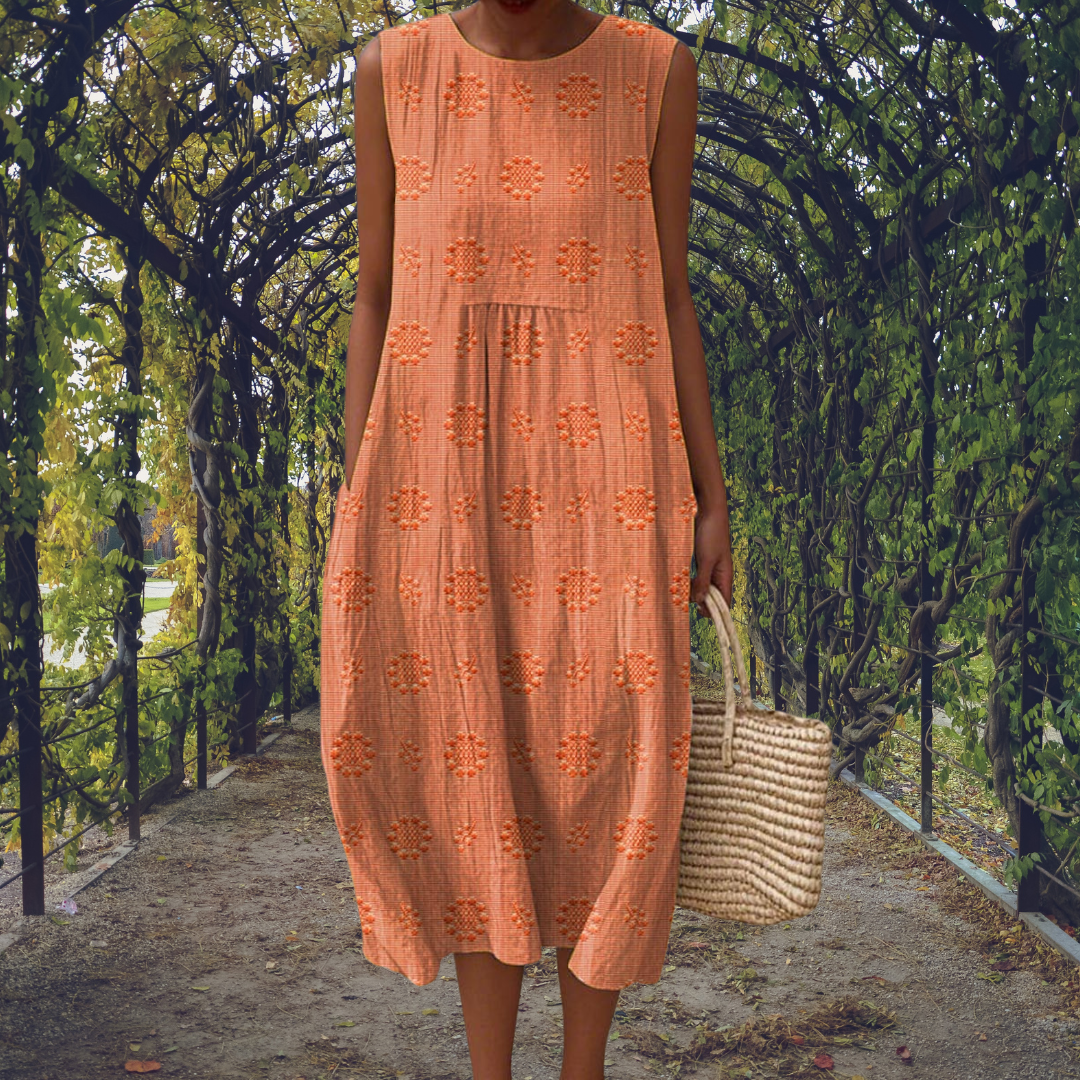 🎄Now 70% Off! LAST DAY!Elegant sleeveless dress with pockets