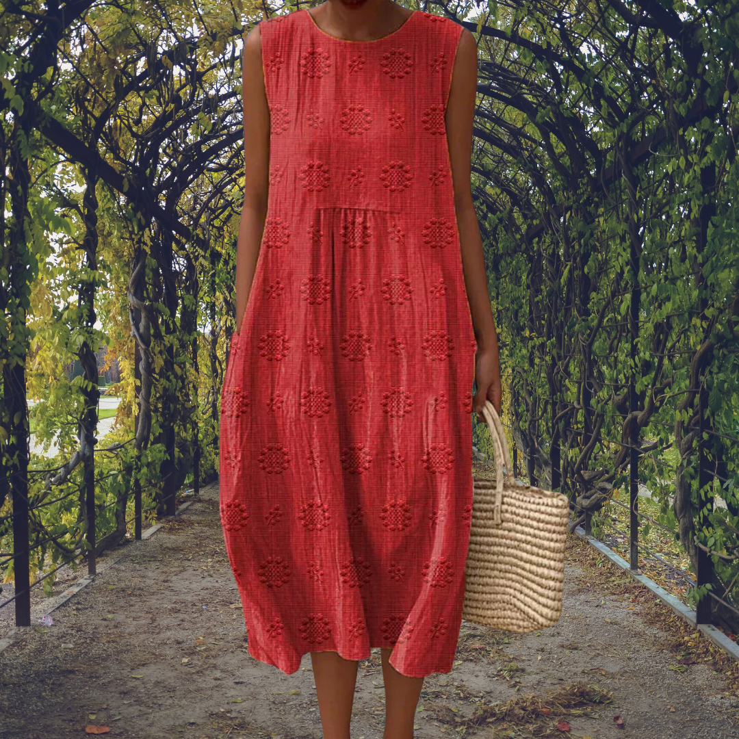 🎄Now 70% Off! LAST DAY!Elegant sleeveless dress with pockets