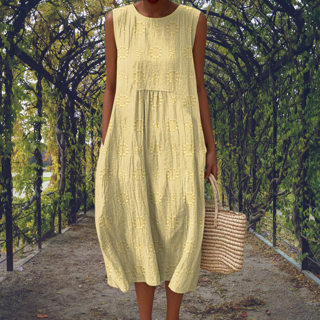 🎄Now 70% Off! LAST DAY!Elegant sleeveless dress with pockets