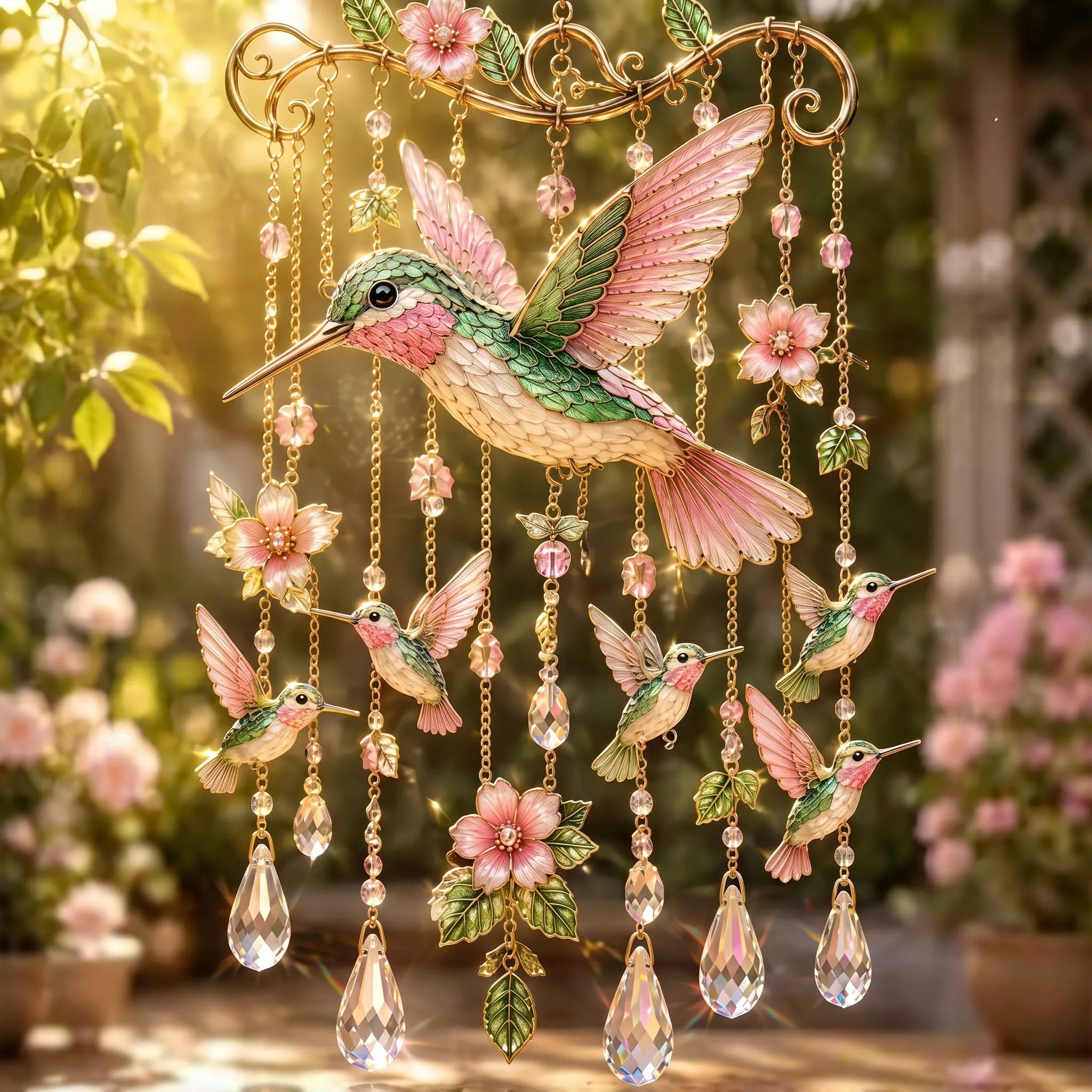 🔥LAST DAY 70% OFF 🐦🎐 Birdsong Crystal Wind Chime 