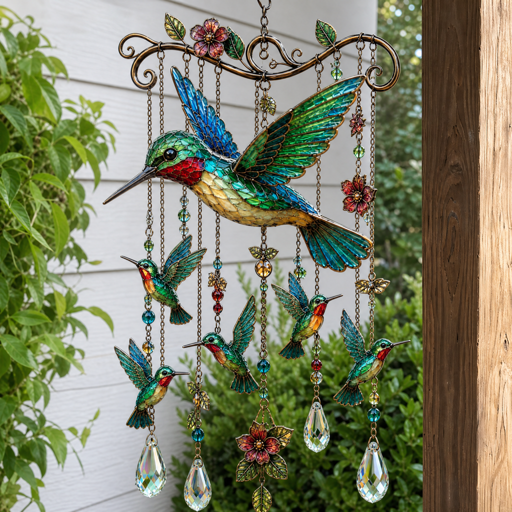 🔥LAST DAY 70% OFF 🐦🎐 Birdsong Crystal Wind Chime 