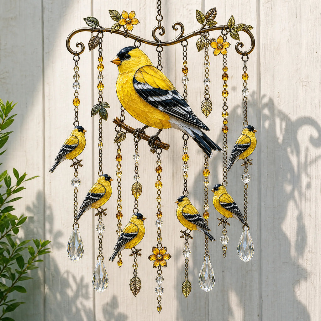🔥LAST DAY 70% OFF 🐦🎐 Birdsong Crystal Wind Chime 