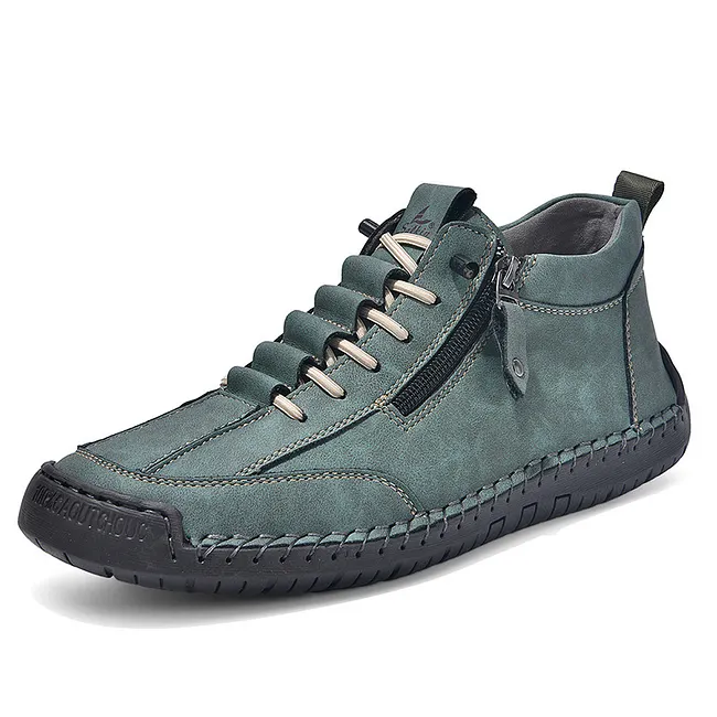 ⏰LAST DAY-70% OFF🛒Men's Outdoor Casual Leather Boots – Comfortable for Walking & Driving