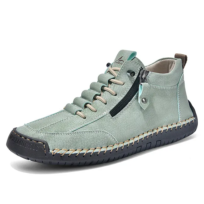 ⏰LAST DAY-70% OFF🛒Men's Outdoor Casual Leather Boots – Comfortable for Walking & Driving