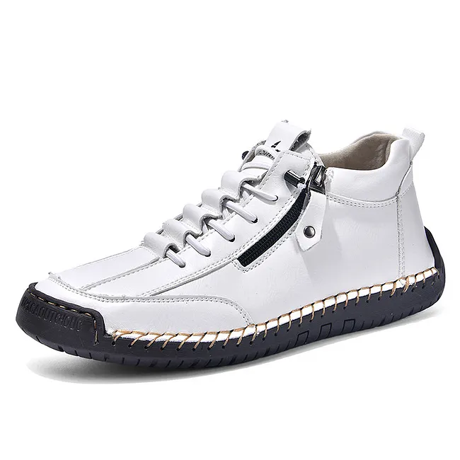 ⏰LAST DAY-70% OFF🛒Men's Outdoor Casual Leather Boots – Comfortable for Walking & Driving