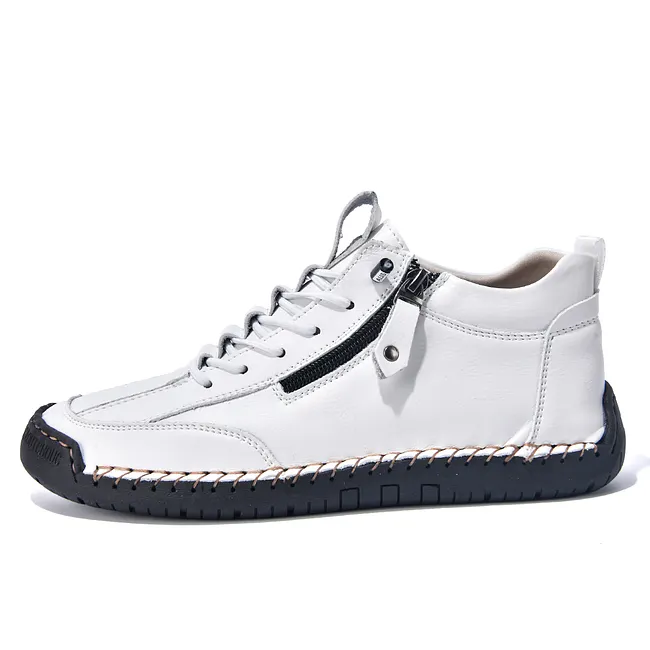 ⏰LAST DAY-70% OFF🛒Men's Outdoor Casual Leather Boots – Comfortable for Walking & Driving