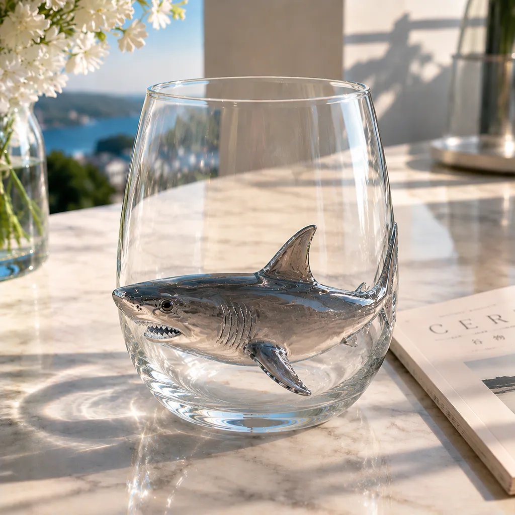 🔥 Last Day 50% OFF – 🌊 3D Ocean Animal Artisan Glassware Collection