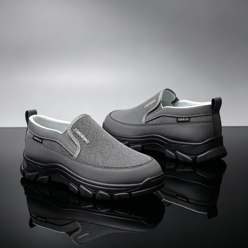 ⏰Limited Time Sale 70% OFF🔥Men's High-Support Mesh Slip-On Walking Shoes for Hot, Tired & Wide Feet | Arch Support for Daily Walks