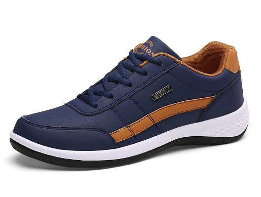 🔥Limited Time 70% OFF Men’s Waterproof Leather Sports Sneakers, Shock Absorbing Casual Running Walking Shoes