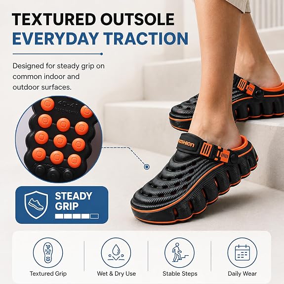 🔥New Arrivals Sale: 50% OFF🛒EVA Sports Clogs for Men Women | Light Non-Slip Sandals with Massage Insole