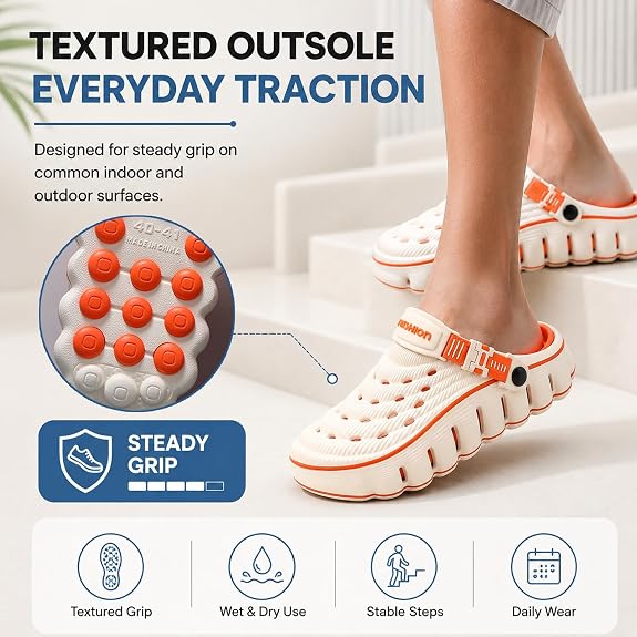 🔥New Arrivals Sale: 50% OFF🛒EVA Sports Clogs for Men Women | Light Non-Slip Sandals with Massage Insole