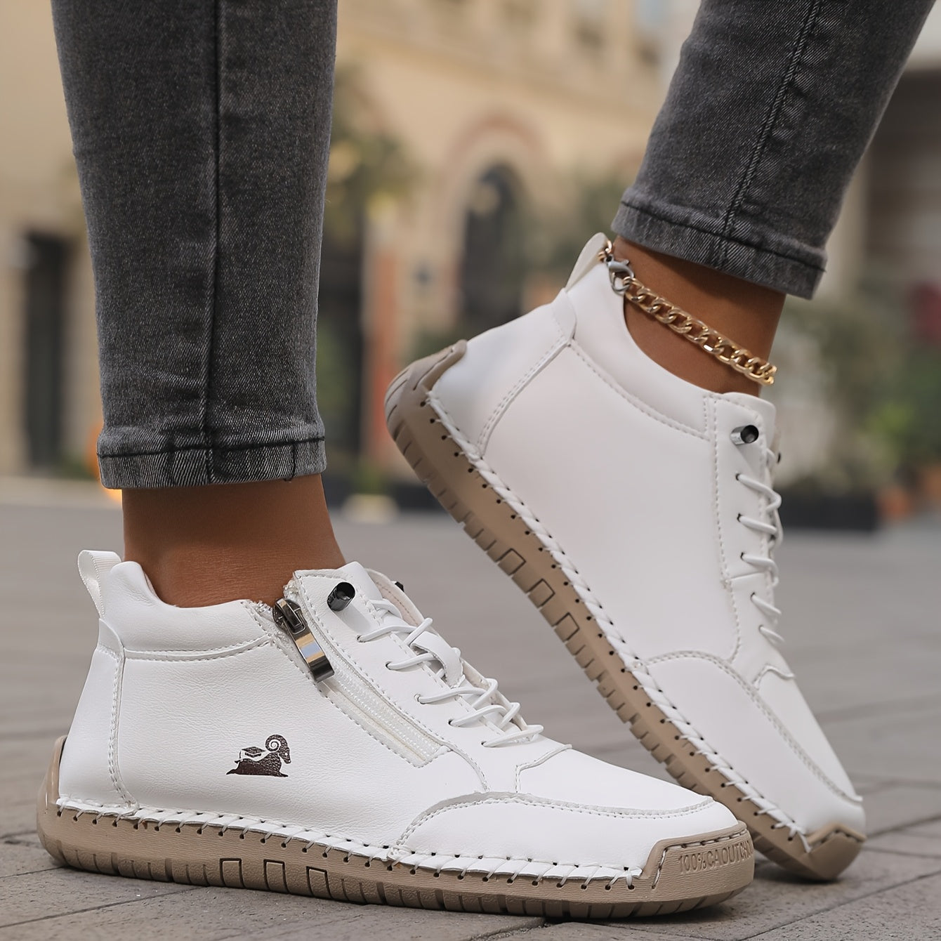 🔥Last day for 70% off 🔥Urban Comfortable Orthopedic Zipper Sneakers