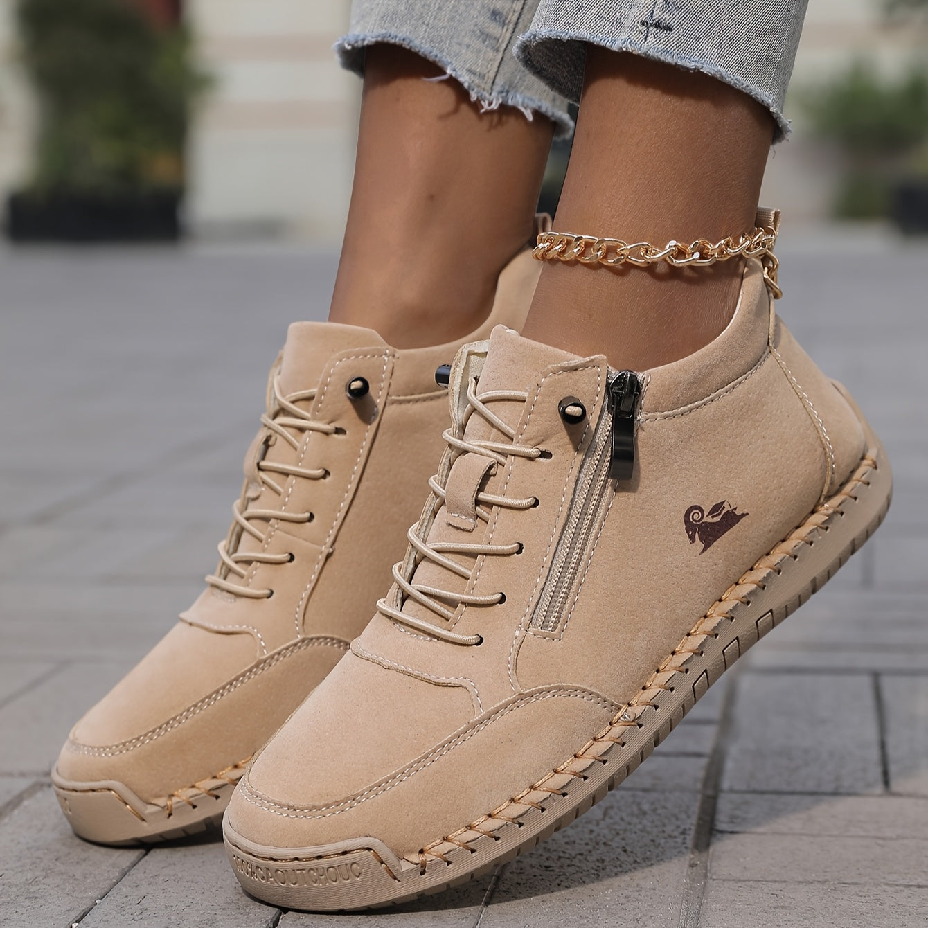 🔥Last day for 70% off 🔥Urban Comfortable Orthopedic Zipper Sneakers