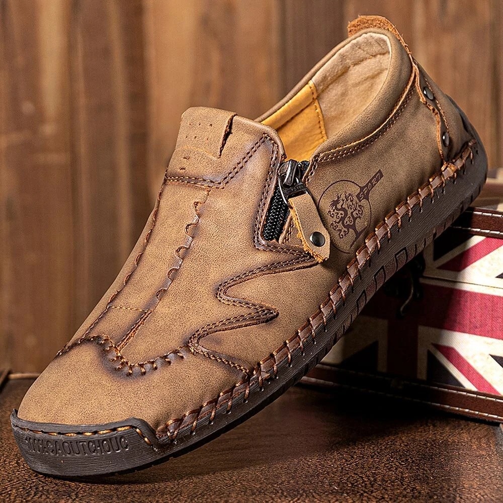 🔥Last day of sale!⏰ 50% off - Men's Genuine Leather Non-Slip Orthopedic Outdoor Shoes