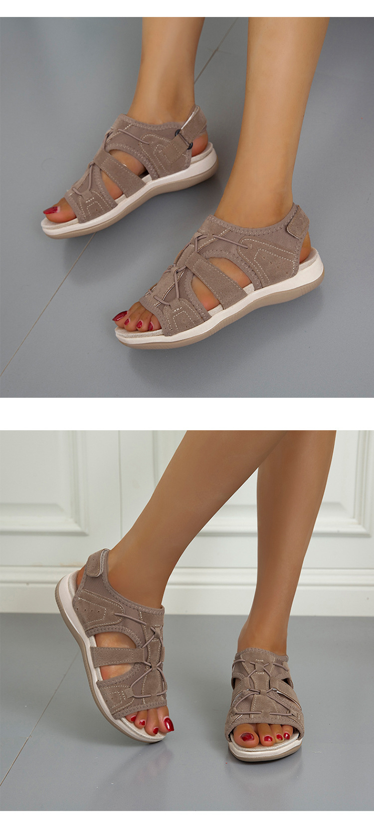 🔥LAST DAY 70% OFF🔥Orthopedic Sport Mesh Sandals - Multi-Strap Adjustable Design
