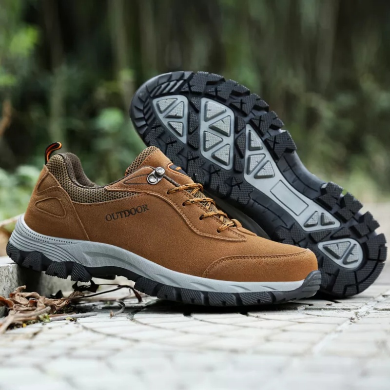 Men's Waterproof Breathable Lightweight Arch Support Hiking Shoes for Plantar Fasciitis (Medical Certification)