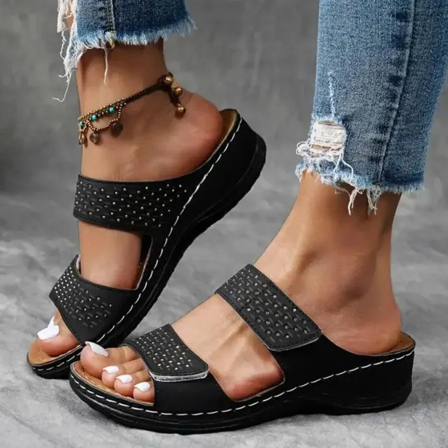 🔥Last Chance Deal – 70% OFF🔥 | Lightweight wedge sandals with soft cushioning and arch support for women!
