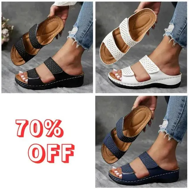 🔥Last Chance Deal – 70% OFF🔥 | Lightweight wedge sandals with soft cushioning and arch support for women!