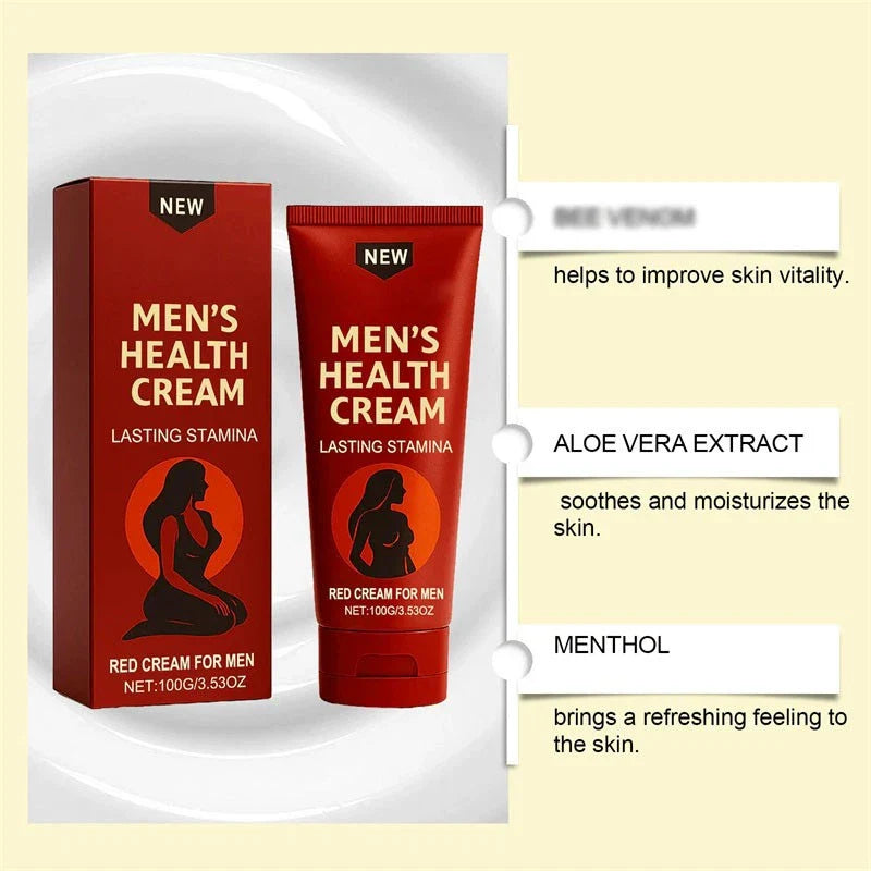 ( PACK OF 2 )Peak force Men's Health Cream, Male Enhancement Cream for Men, Daily Energy & Vitality Support, Fast-Long-Lasting Comfort
