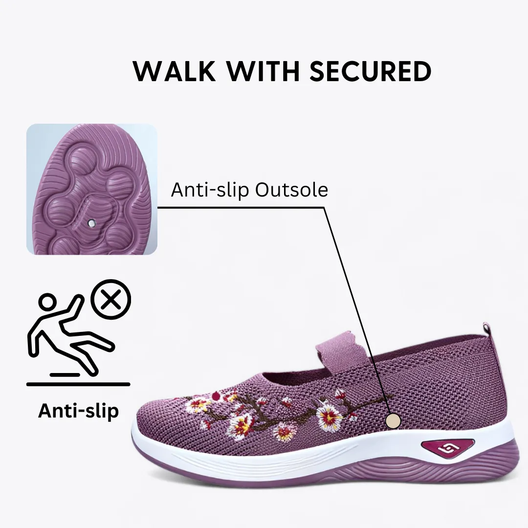 🔥Last day! 70% off!Floral Knit Comfort Walking Shoes