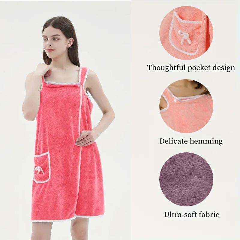 Women's Coral Fleece Bathrobe