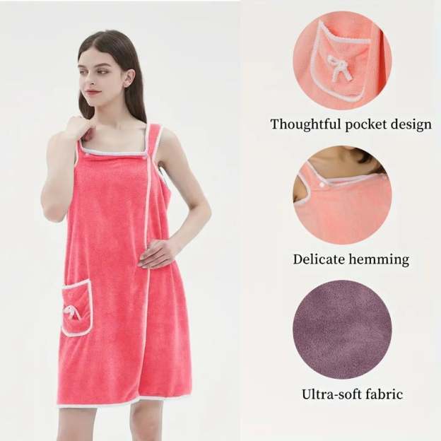 Women's Coral Fleece Bathrobe