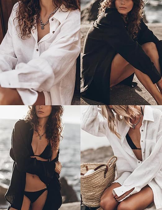 ☀️Summer Hot Sale 49% OFF🌈Women's Cotton and Linen Casual Single-Breasted Pleated Lapel Shirt