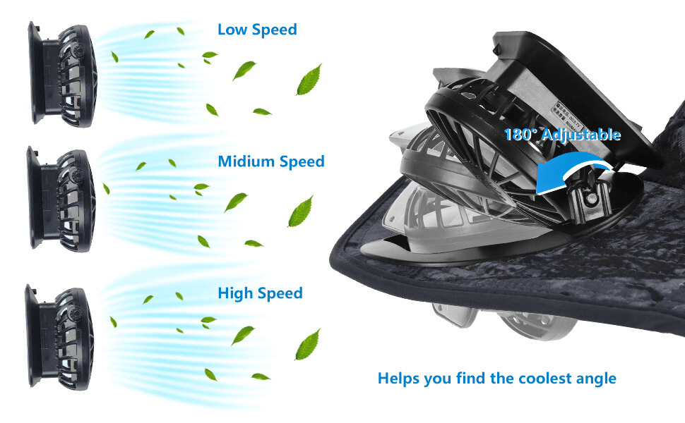 fishing hat with solar fans wide brim solar fan outdoor fishing hat-solar & usb charging
