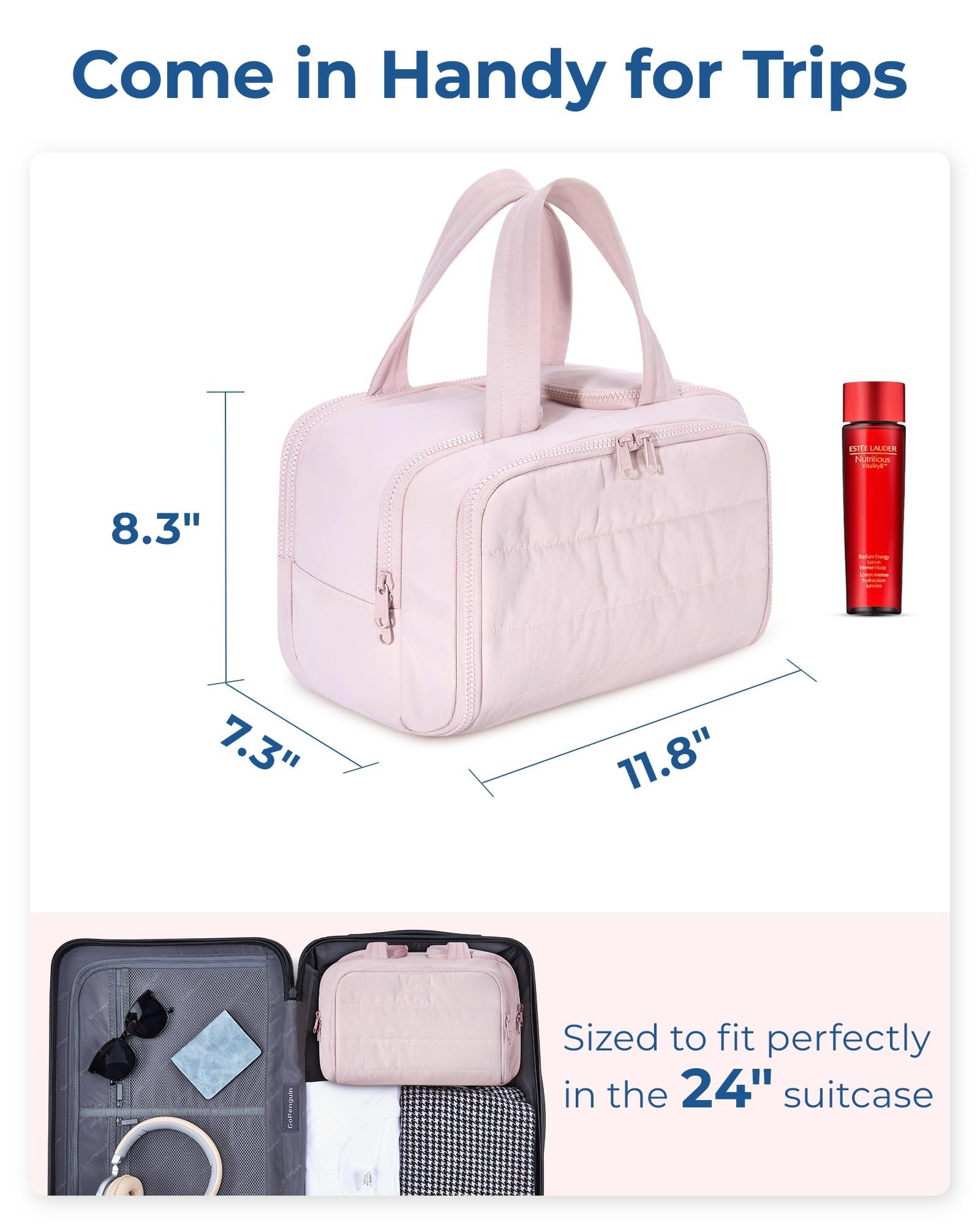 🔥Last Day 49% OFF🎁4-in-1 Puffy Multi-Functional Toiletry Bag for Women