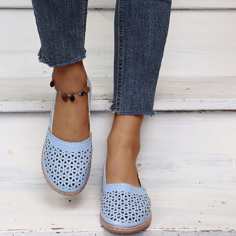 💝Last Day 70% OFF⭐Chic Women's Closed Toe Wedges - Wide & Large Size, Pain-Relief Arch Support