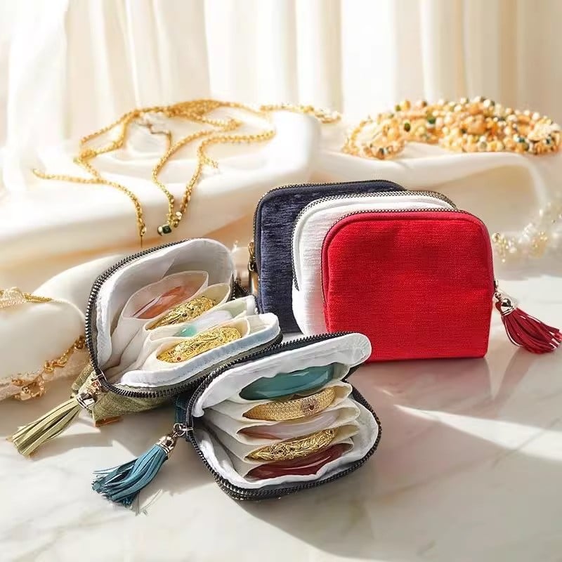 🔥LAST DAY BUY 2 GET 1 FREE✨Travel Jewelry Case-Thousand-layer storage bag