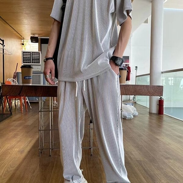 🔥Sunmer Hot Sale $20🔥Ice Silk Male Casual Suit