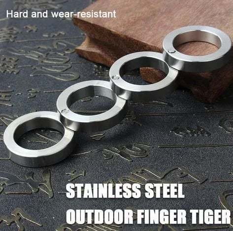 🔥Stainless Steel Outdoor Rotatable Folding Ring💝