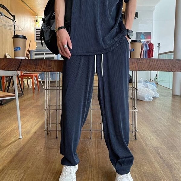 🔥Sunmer Hot Sale $20🔥Ice Silk Male Casual Suit