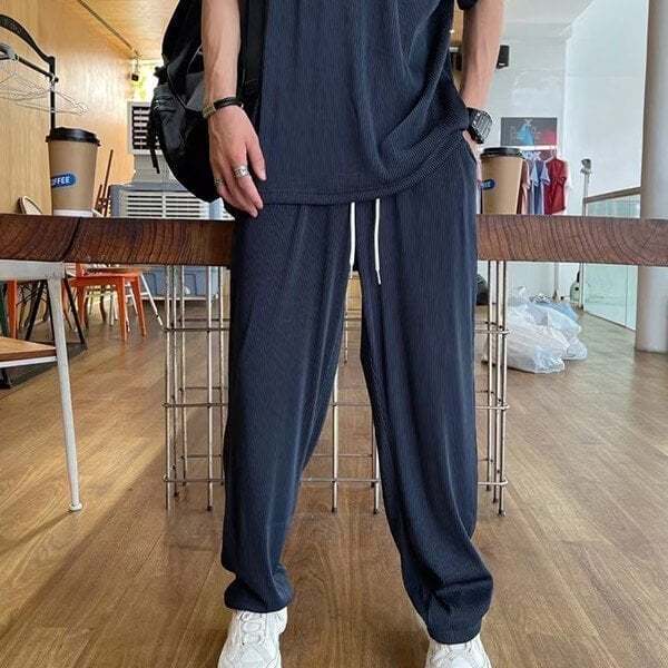 🔥Sunmer Hot Sale $20🔥Ice Silk Male Casual Suit