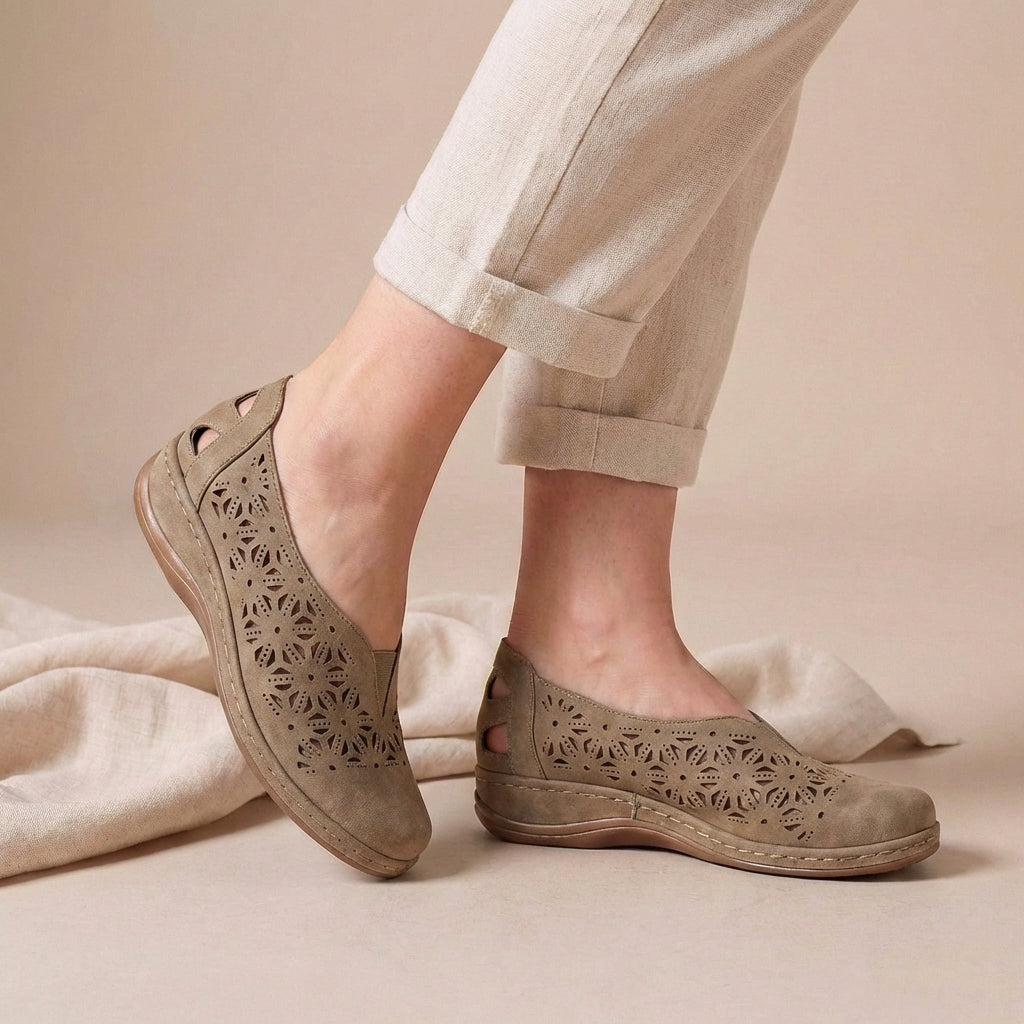 🎉 Today Only70% -Breathable Cutout Comfort Flats for Effortless Summer Days