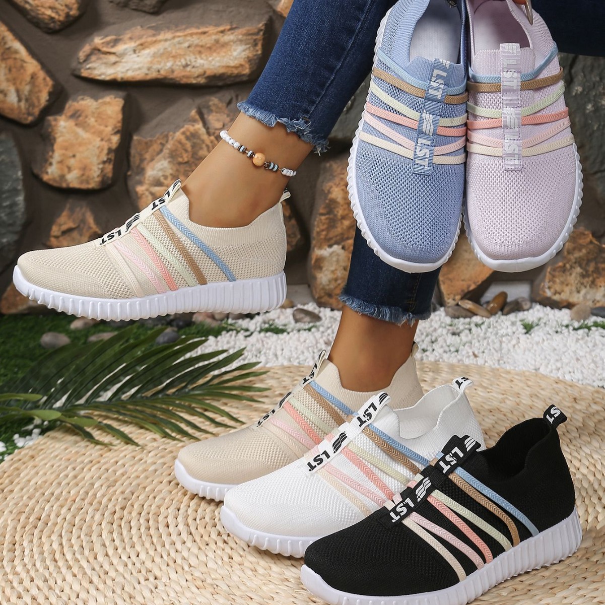 ❤👟Last day! 70% off!🔥Lightweight Breathable Slip-On Walking Shoes