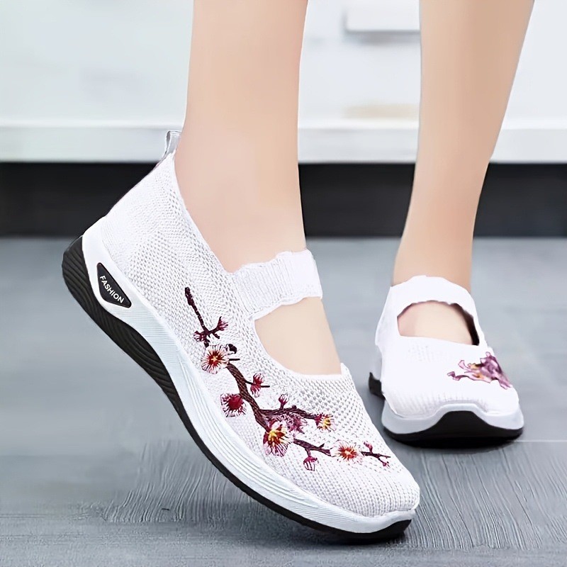 🔥Last day! 70% off!Floral Knit Comfort Walking Shoes