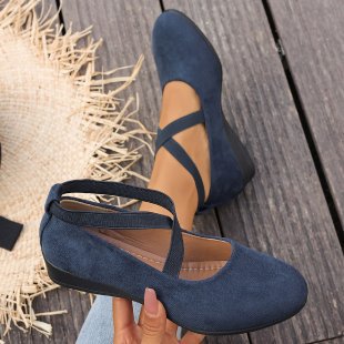 Capri Strap Wedges