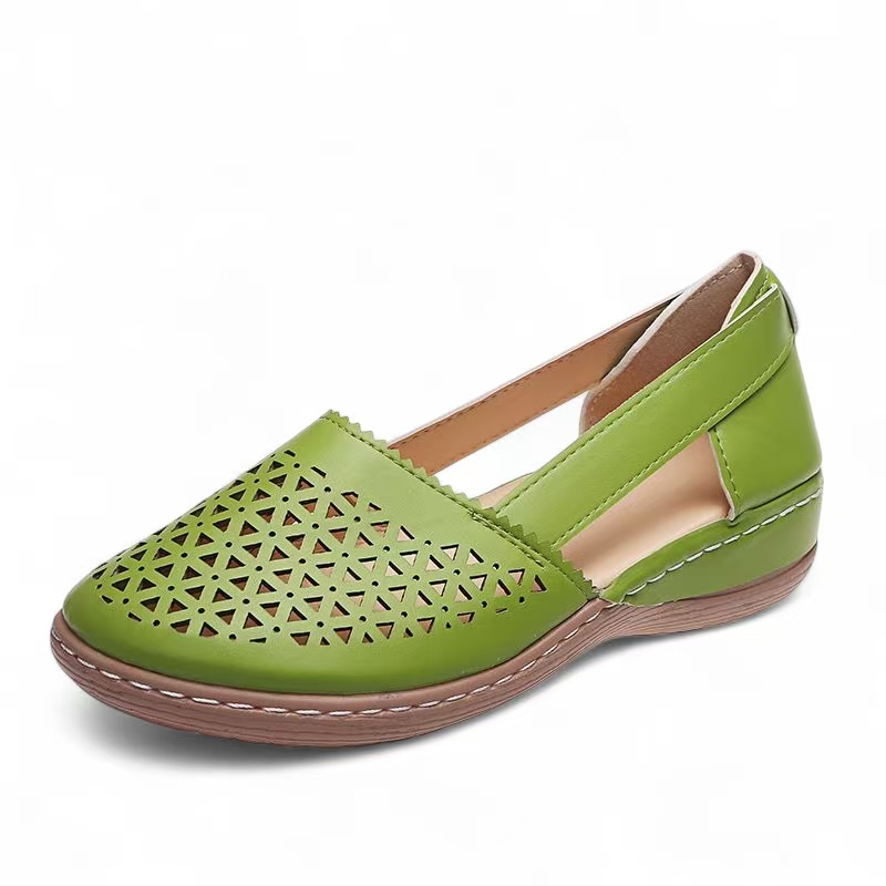 💝Last Day 70% OFF⭐Chic Women's Closed Toe Wedges - Wide & Large Size, Pain-Relief Arch Support